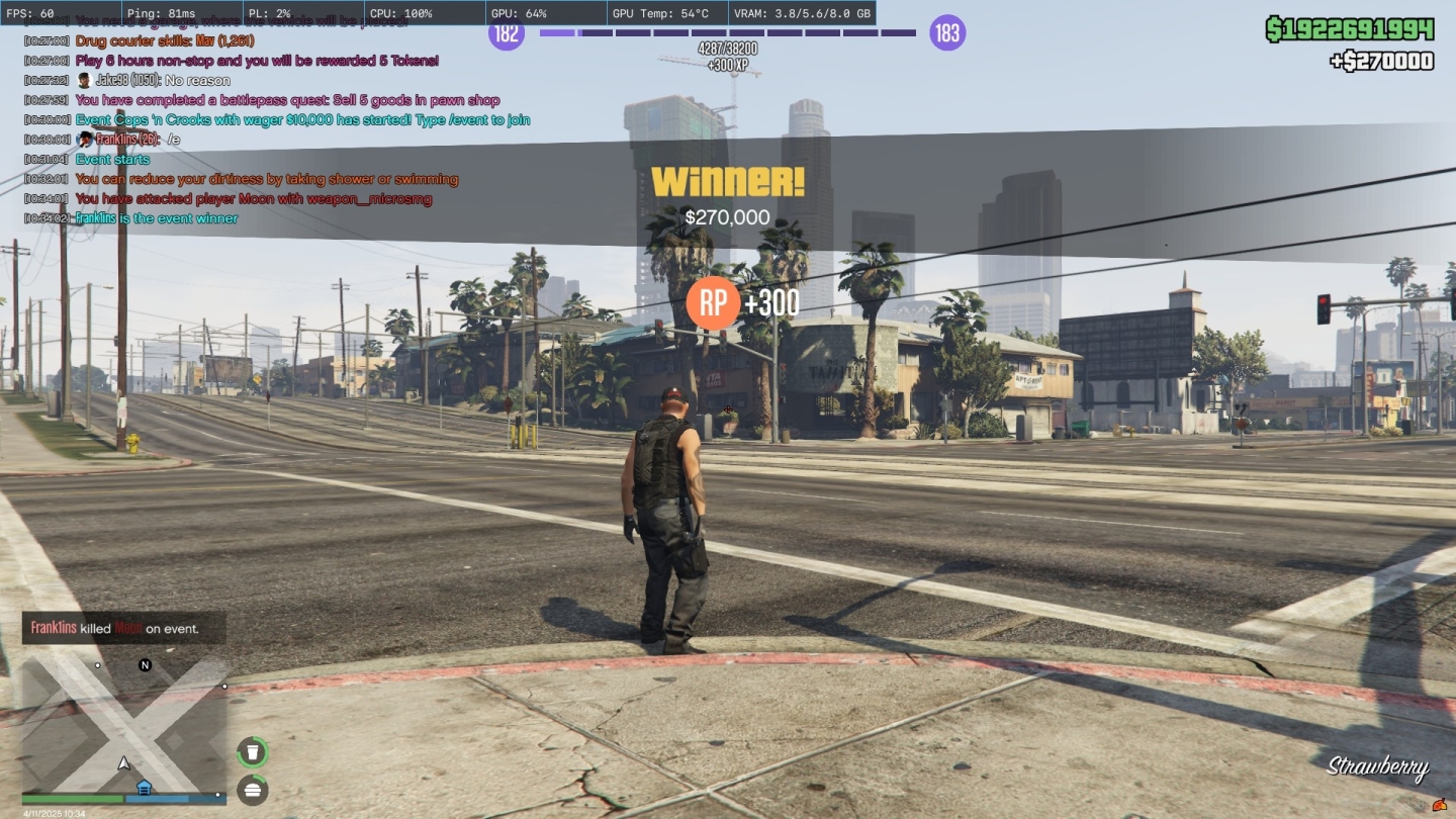 EVENT WINNER #96
