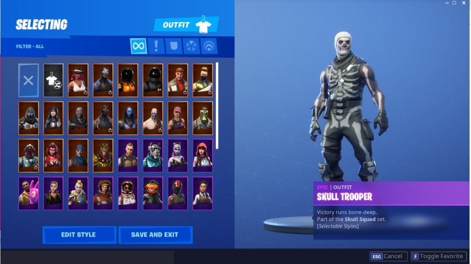 My Rare Skins Fortnite