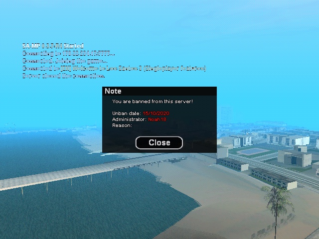 He Banned Me On S3 And Type No Reason