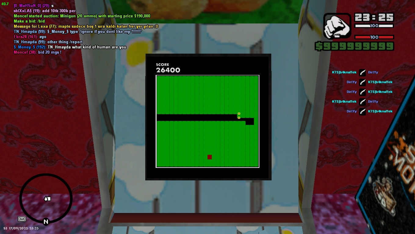 How I bugged snake game with an extremely high score