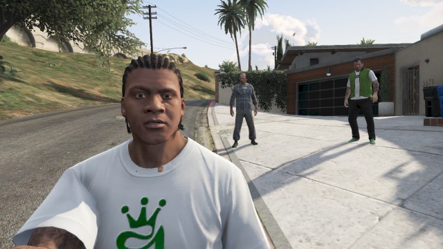 franklin micheal and trevor grove street familes