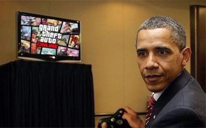 Obama play GTA:ONLINE