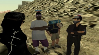 Chilling on Mt.Chiliad with homies