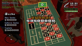 Výhra v ruletě - $3,500,000 (2)