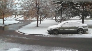 První sněh :)