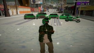 MY GREEN CAR PARK + SNOW MOD! <3