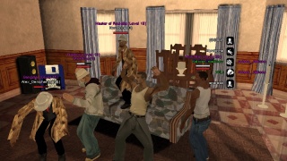 Partying in the mansion!