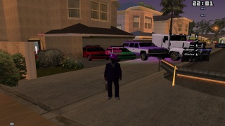 My carpark and my house with spec cp <3 
