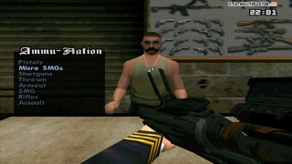 GTA San Andreas: First person shooter!