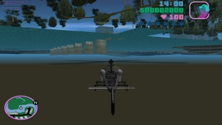 GTA Vice City bug, létaní pod mapou...