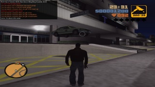 floating taxi in gta 3 server lol