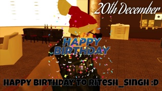Happy birthday Ritesh! 20th december
