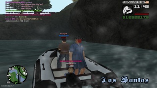 EXPLORING WHOLE SAN ANDREAS WITH A BOAT WITH MY FRIENDS :D