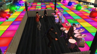 Dancing at big ammunation with fbi squads and lottie