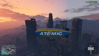 Nice view with blimp
