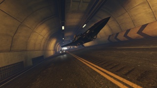 Jet Stunt under Tunnel