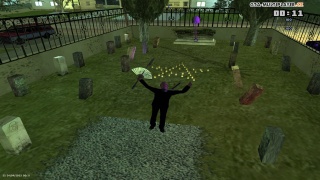 Mysterious graveyard