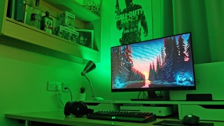 Green Gaming setup