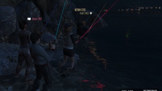 Hromadné rybaření s hráči 