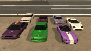 All my rare livery vehicles in 1 screen shot :D