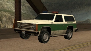 I made Park Ranger in GTA SA