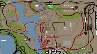 Mapa závodu: Tierra Robada Elegy Drift Race