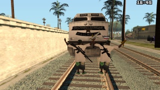 Me + OgPat= Train Stops! :D
