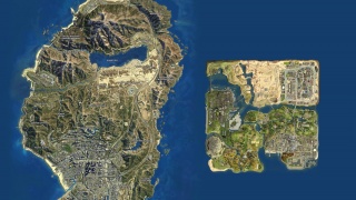 Rozloha map Gta V & San Andreas