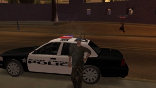 Chillin' with my new LSPD car mod!
