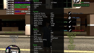My Stats in Server UIF