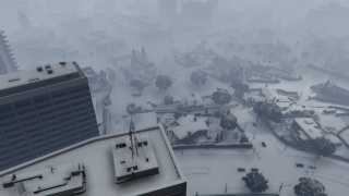 Los Santos v zimě 2 (foto z apartmánu)