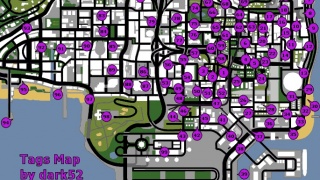 SA:MP Tags Map by dark52