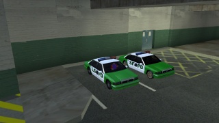 Green LSPD and SFPD Police Car