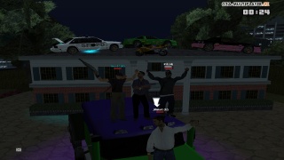 Car house Party On ROOF