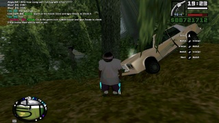 Why is a car stuck when im driving if im blind??????????