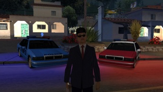 2x Spec FT Police. Blue and Red