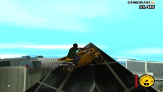Photo from my motorcycle on the pyramid :D