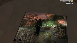  I'm sleeping on the Gta Sa map !
