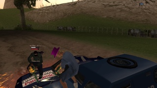 With HitMan Chainsaw The Vehicles :D
